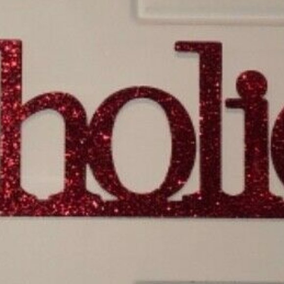 Happy Holidays Magnetic Door Sign Christmas Decor Decoration Glitter - Picture 9 of 9